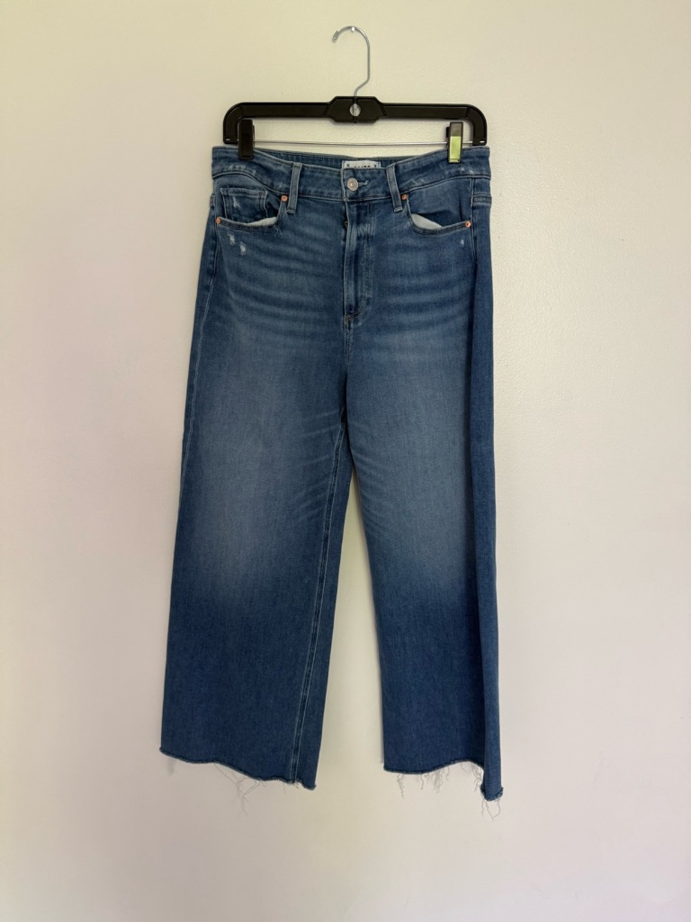 Paige Jeans Anessa Wide Leg in Rock Show Distressed - Picture 4 of 10